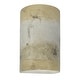 preview thumbnail 15 of 45, Justice Design Ambiance - Large Cylinder Wall Sconce - Closed Top - Replaceable Bulb Greco Travertine