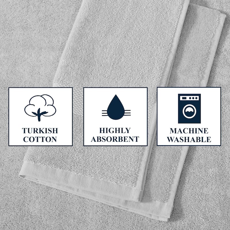 Cannon Luxe Turkish Cotton 10 Piece Towel Set