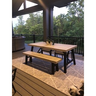 Boracay Outdoor 3-piece Picnic Dining Set by Christopher Knight Home