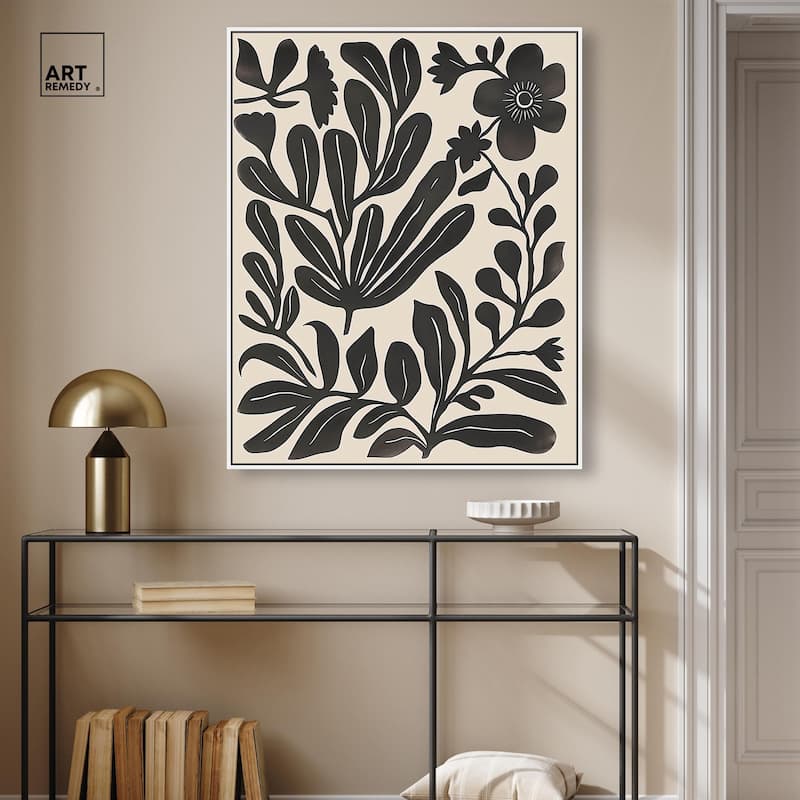 Ebony Eden Essence II Canvas by Art Remedy