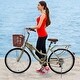 preview thumbnail 7 of 5, Cycling Cruiser Bike 26In Tropical Style Beach Bike With Cup Holder And Grocery Basket