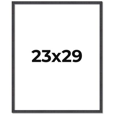 23x29 Frame Brown Solid Wood Picture Frame - Complete Modern Photo