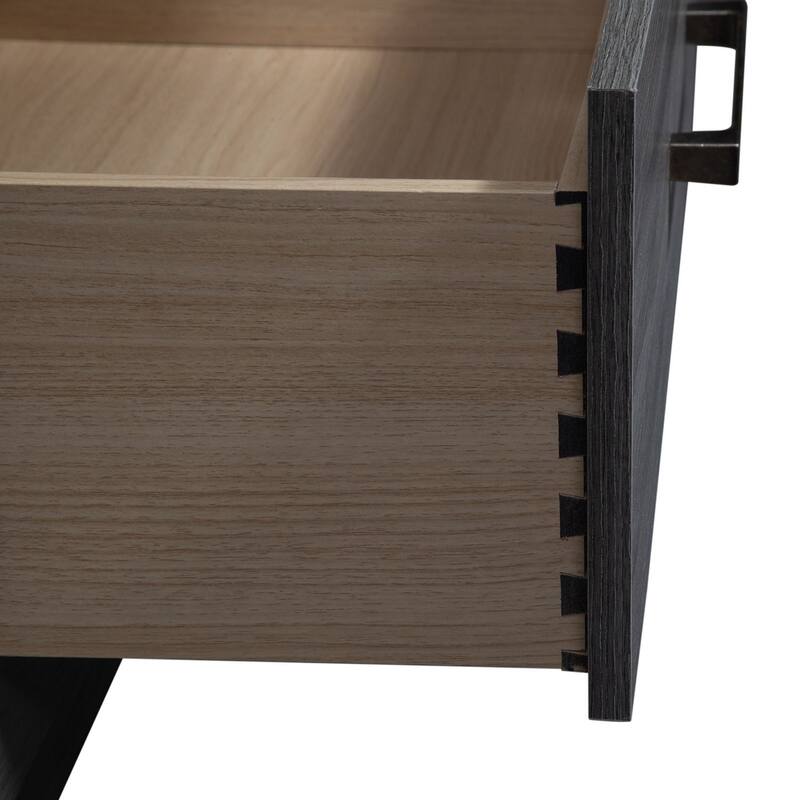 Mercury Driftwood Gray 76 Inch TV Console
