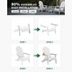 preview thumbnail 43 of 58, WINSOON All Weather HIPS Outdoor Folding Adirondack Chairs Set of 8