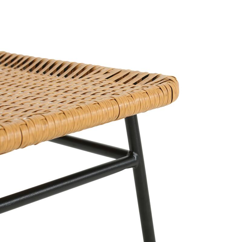 Madison Outdoor Rattan Dining Chair (Set of 2) by Christopher Knight Home