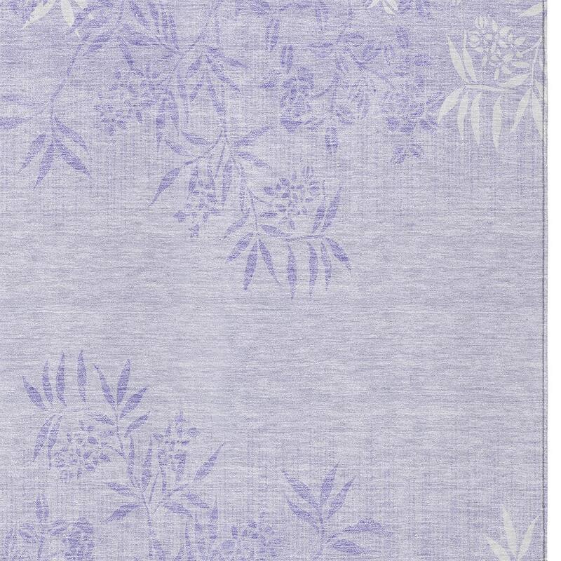 HomeRoots Floral Transitional Rectangle Outdoor Rug