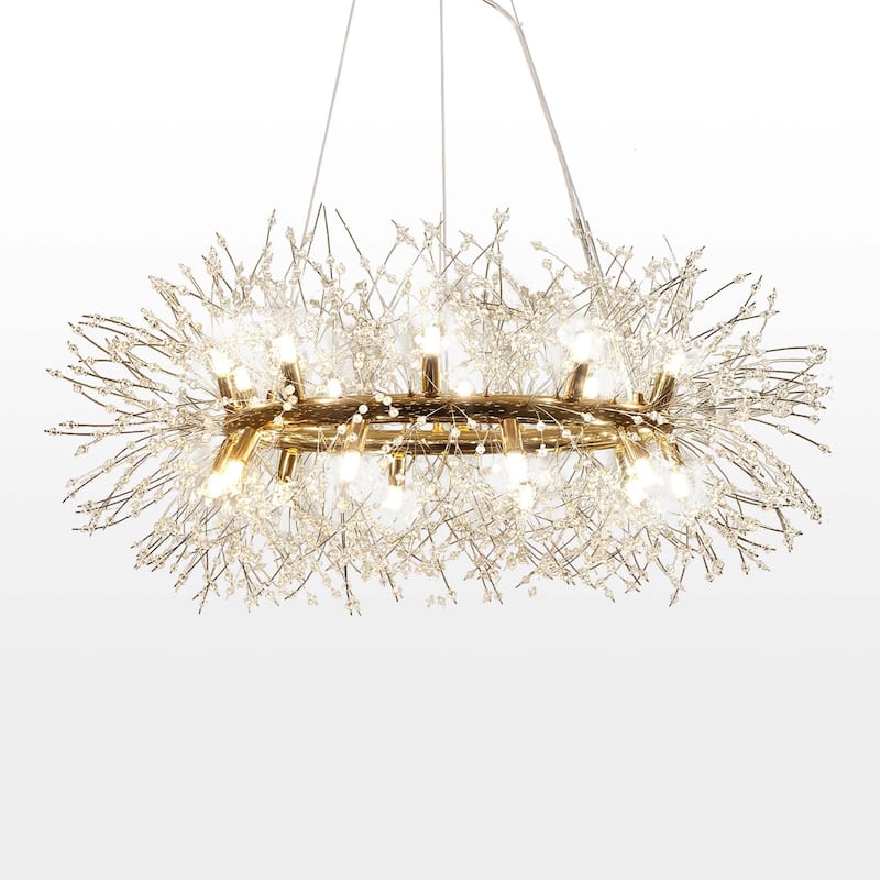 12/20-Light Modern Firework Dandelion Crystal Chandelier(Bulb Included)