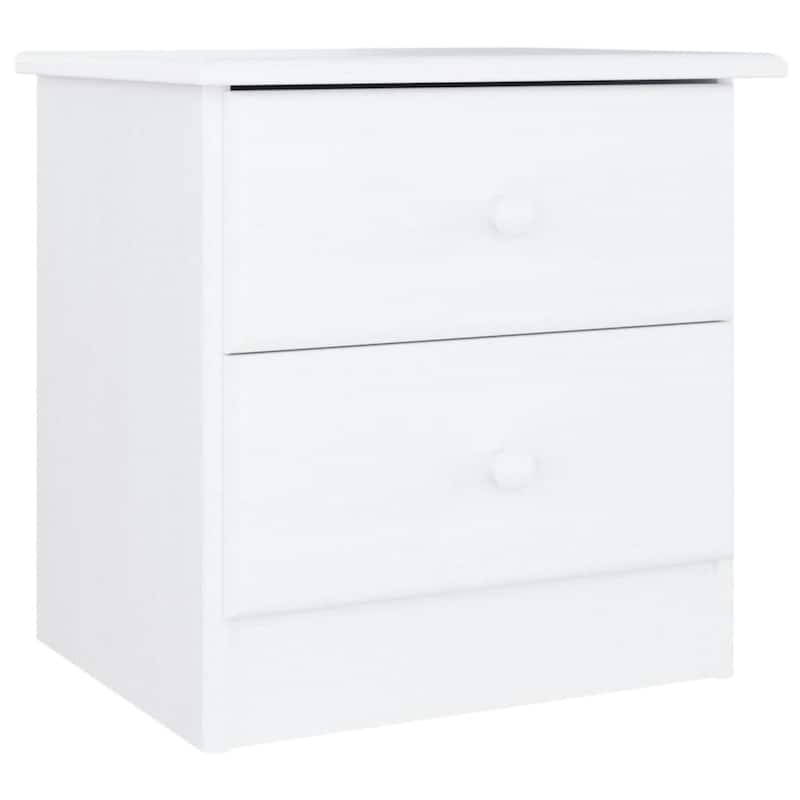 vidaXL Bedside Cabinet Nightstand End Table Living Room Bedroom Solid Wood Pine