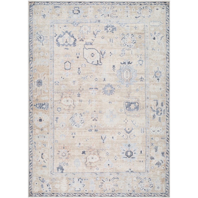 Livabliss Traditional Marlon Border Area Rug