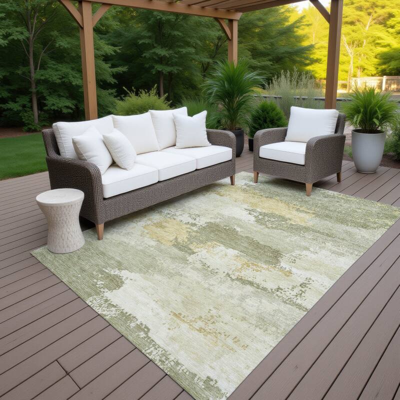 Machine Washable Indoor/ Outdoor Chantille Rug