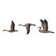 preview thumbnail 2 of 5, Set of 3 Reeds Migrating Bird Wooden Wall Decor, Home Decor Wooden Wall Art, Living Room Dining Room Office Bedroom