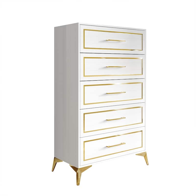CraftPorch Contemporary Chest with 5 Drawers