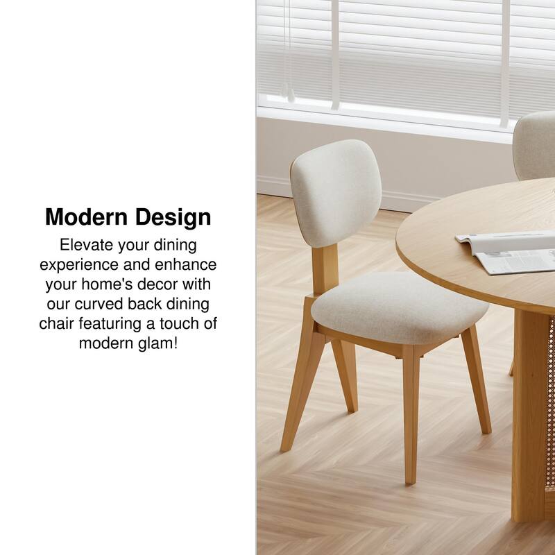 Solid Wood Dining Chairs(Set Of 2) - 21*19*33