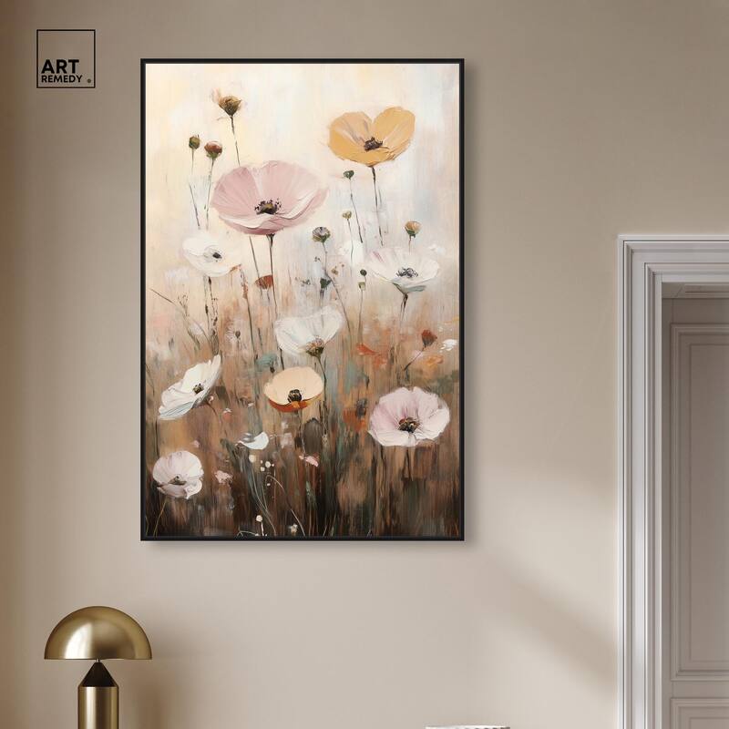 Delicate Flowers in Bloom Canvas by Art Remedy