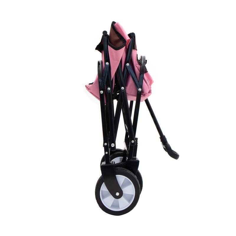 Foldable Wagon with Straps, Beach & Utility Cart, 225lb Capacity