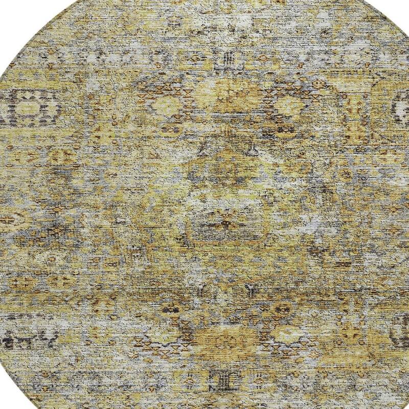 HomeRoots Floral Traditional Rectangle Outdoor Rug