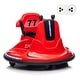 preview thumbnail 16 of 18, Electric Ride On Bumper Car, Remote Control Ride On Car with LED Lights, 360-Degree Spin, Indoor and Outdoor Fun for Toddlers Red