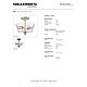 preview thumbnail 5 of 7, Millennium Lighting Caily 2 Light Semi-Flush Mount Ceiling Fixture in Multiple Finishes with Seeded Glass Shade