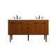 preview thumbnail 1 of 2, Elegant Lighting VF48060DM Cyrus 60" Free Standing, Wall Mounted