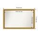 preview thumbnail 96 of 191, Wall Mirror Choose Your Custom Size - Extra Large, Townhouse Gold Wood