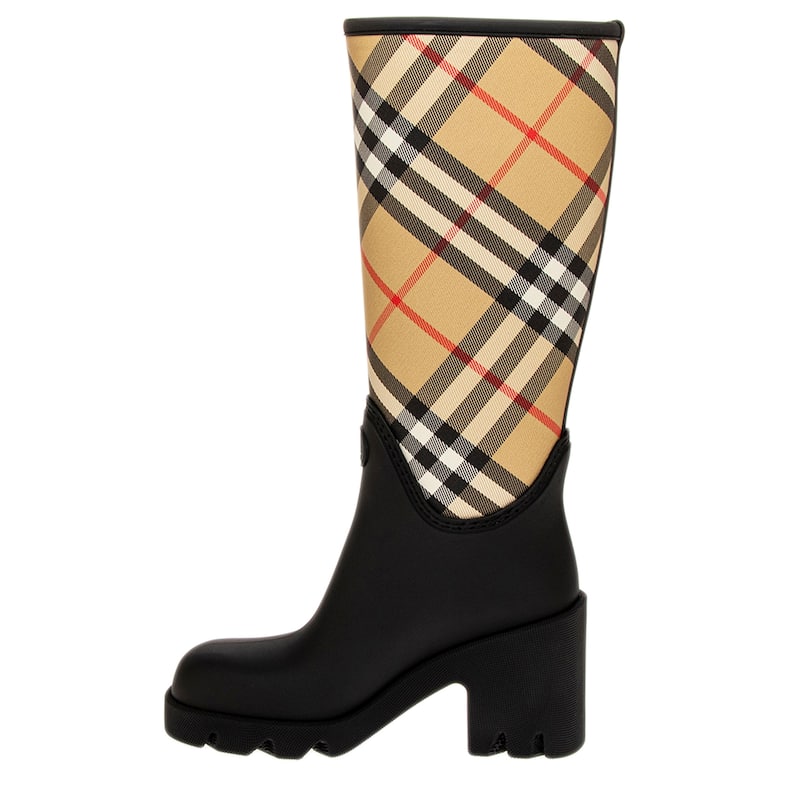 Burberry Heeled Marsh Stamp High Boots