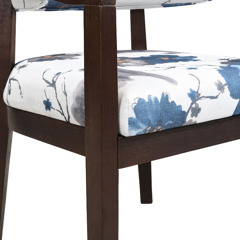 Christopher Knight Home - Carter Modern Dining Armchair Set of 2 with Upholstered Seating and Solid Wood Frame
