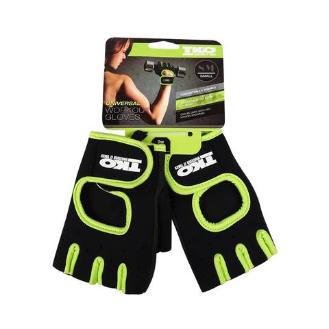TKO Universal Workout Gloves (L, Lime) - Lime - L