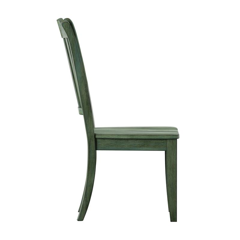 Eleanor Slat-back Wood Dining Chairs (Set of 2) by iNSPIRE Q Classic
