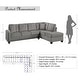 preview thumbnail 5 of 8, Bossa Reversible Sectional Sofa