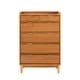 preview thumbnail 7 of 37, Walker Edison Modern Gallery Top Solid Wood Chest