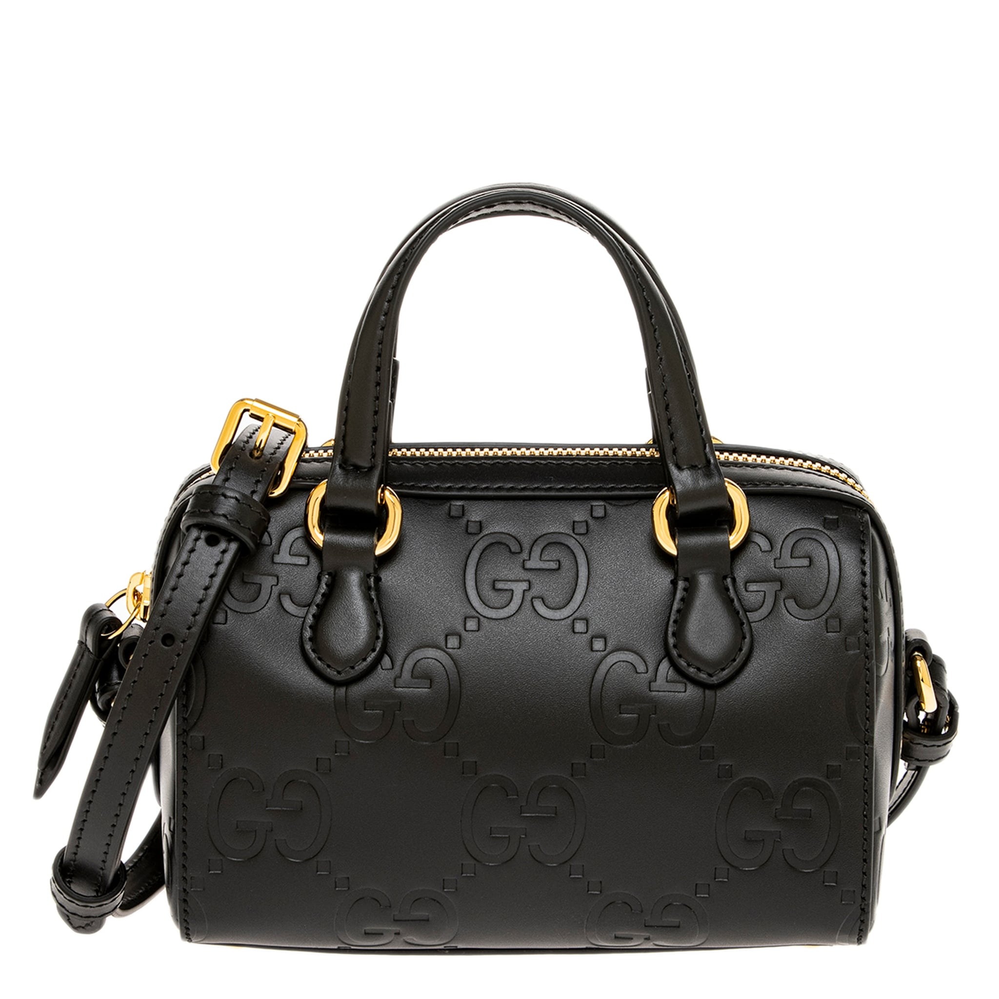Gucci Super Mini Top Handle Boston Bag - Overstock - 43709152