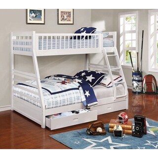 Newhall 2-drawers Twin Over Full Bunk Bed