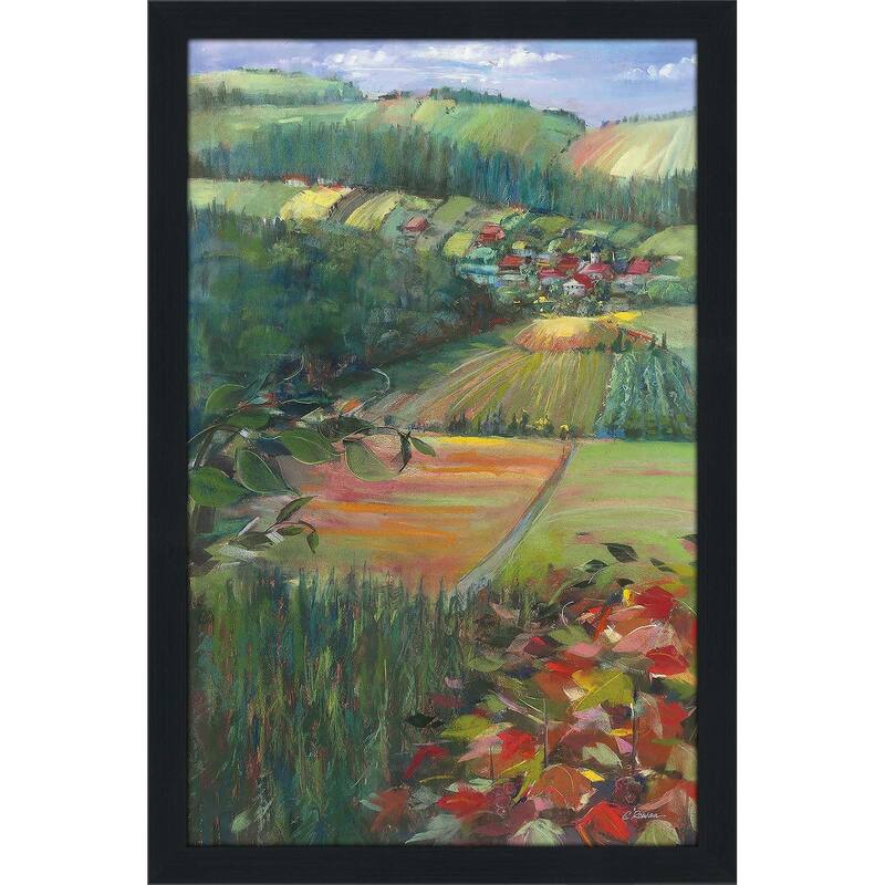 "Country Fields" by Carol Rowan Print on Acrylic.