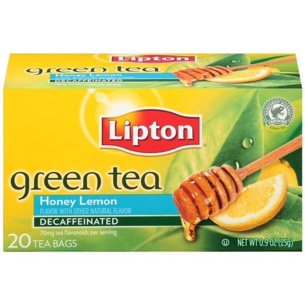 Shop Lipton Honey Lemon Decaffeinated Green Tea Bags 20 ct ...