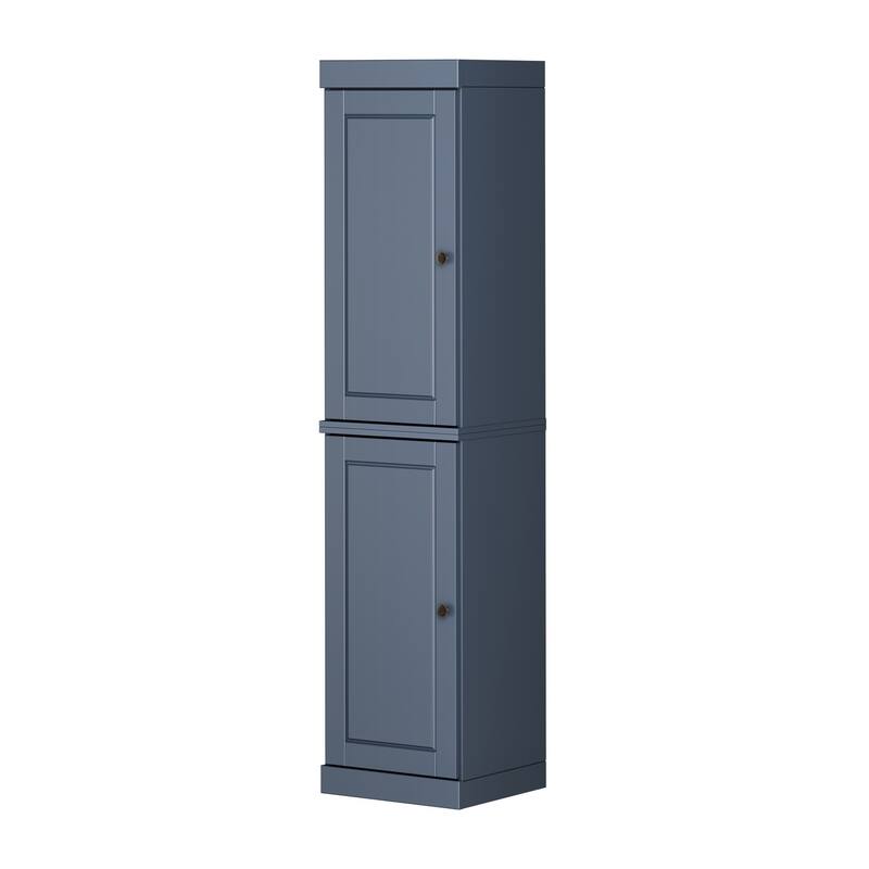 Palace Imports 100% Solid Wood Pantry Cabinet, Adjustable Shelves, 16.5" Wide, 71.5" Tall