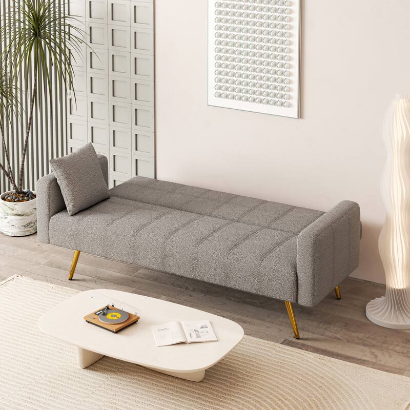 Sofa bed with two throw pillows Bed Bath & Beyond 39159546