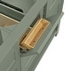preview thumbnail 11 of 45, Breckenridge 60" Double Vanity, Smokey Celadon - 60D