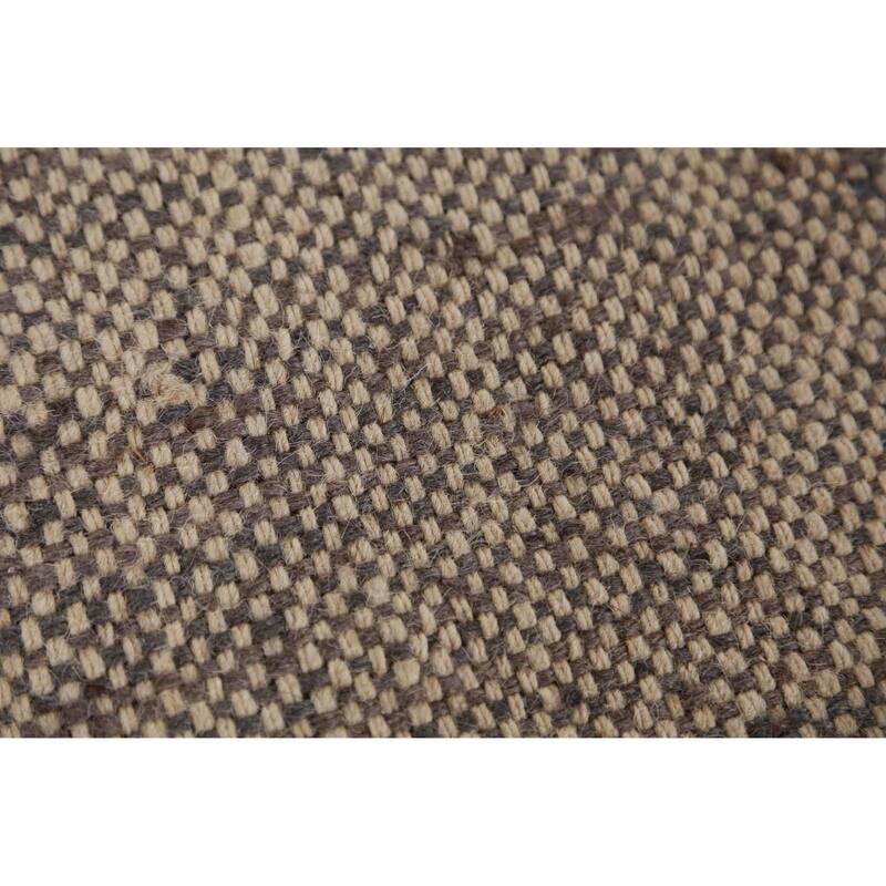 Hand Woven Oriental 100% Jute Carpet Southwestern Modern Purples Kilim Area Rug - 13' 1'' X 10' 6''