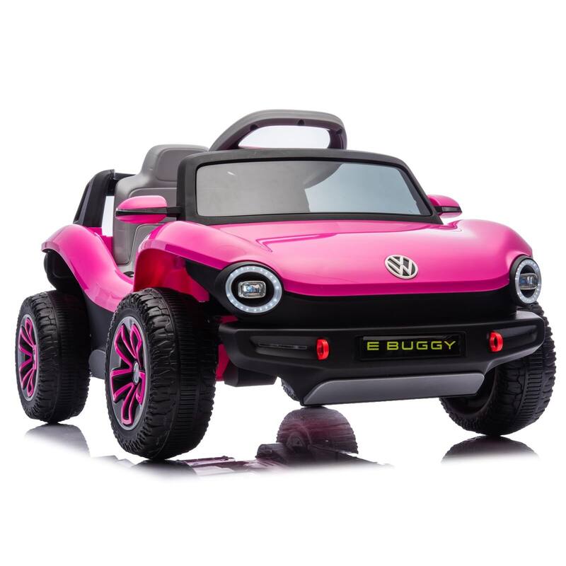 12V Ride On Car for Kids Licensed Volkswagen Beetle - Pink