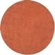 preview thumbnail 14 of 67, Livabliss Mystique Casual Solid Area Rug Orange - 6' x 6' Round