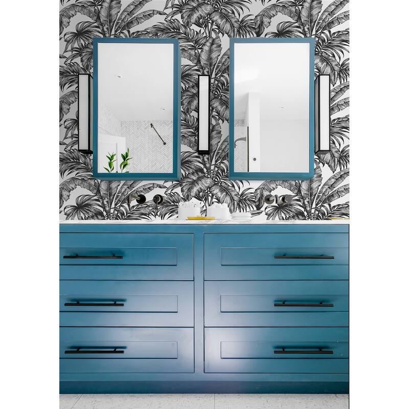 NextWall Palm Jungle Peel and Stick Wallpaper