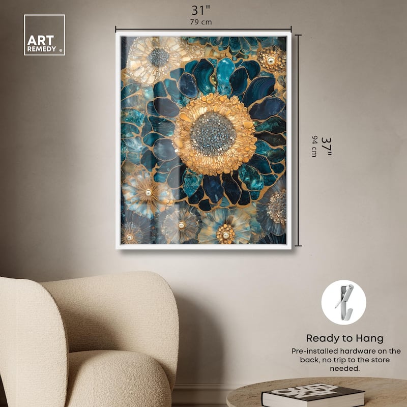Opulent Geode II Shadowbox by Art Remedy