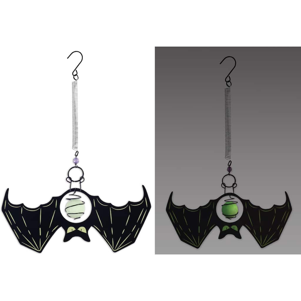 Glow in the Dark Bat Bouncy -Set of 2