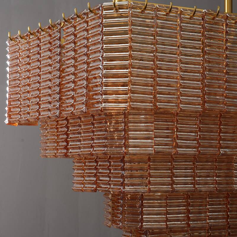 Modern Chandelier, 41 in. 9-Light Black & 59 in. 11-Light Gold Options for Dining Room, Living Room, Foyer, Bedroom