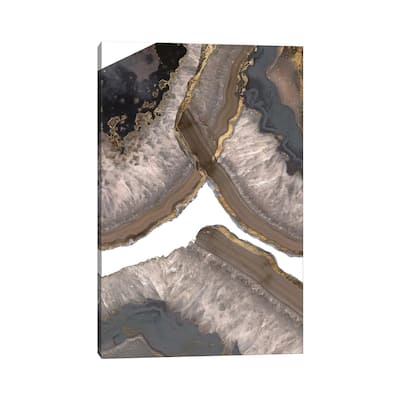 iCanvas "Neutral Agates II" by Jennifer Goldberger Canvas Print
