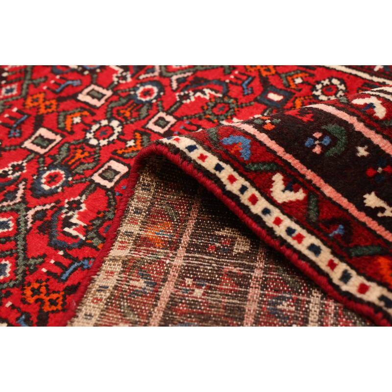 ECARPETGALLERY Hand-knotted Andelz Red Wool Rug - 2'8 x 10'3