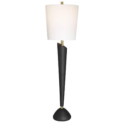 Uttermost Cypher Modern Buffet Lamp - 36"H,   Shade 10"H x 9"Dia.
