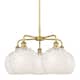 Option Brushed Brass / White Mouchette