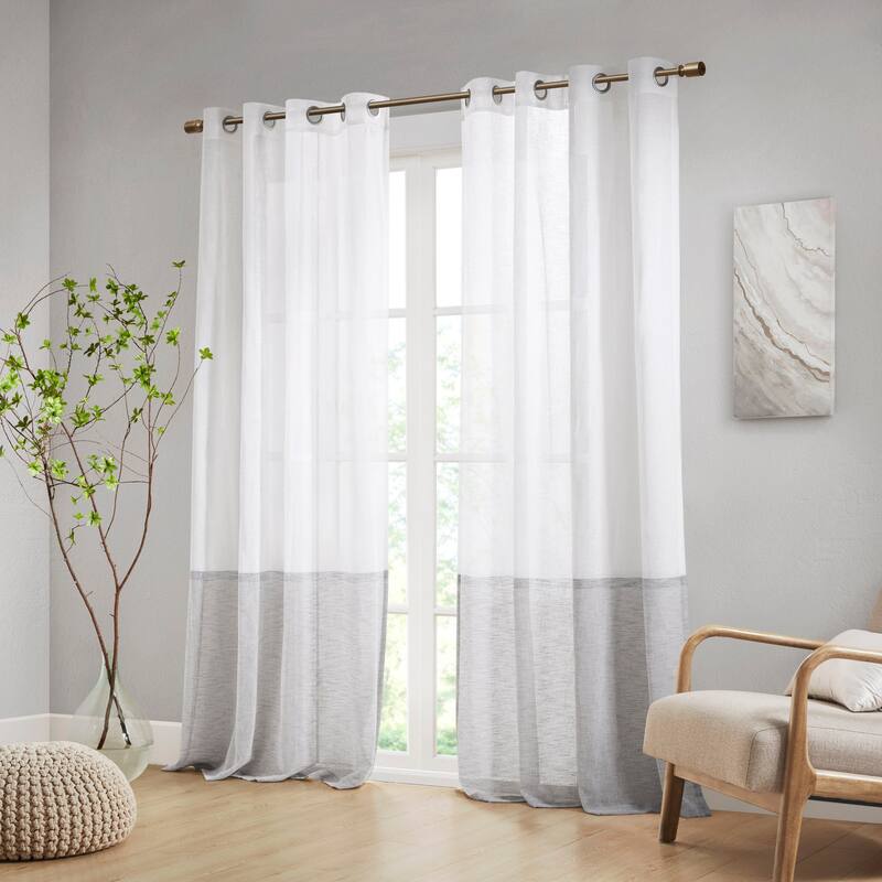Dual-colored Curtain Panel