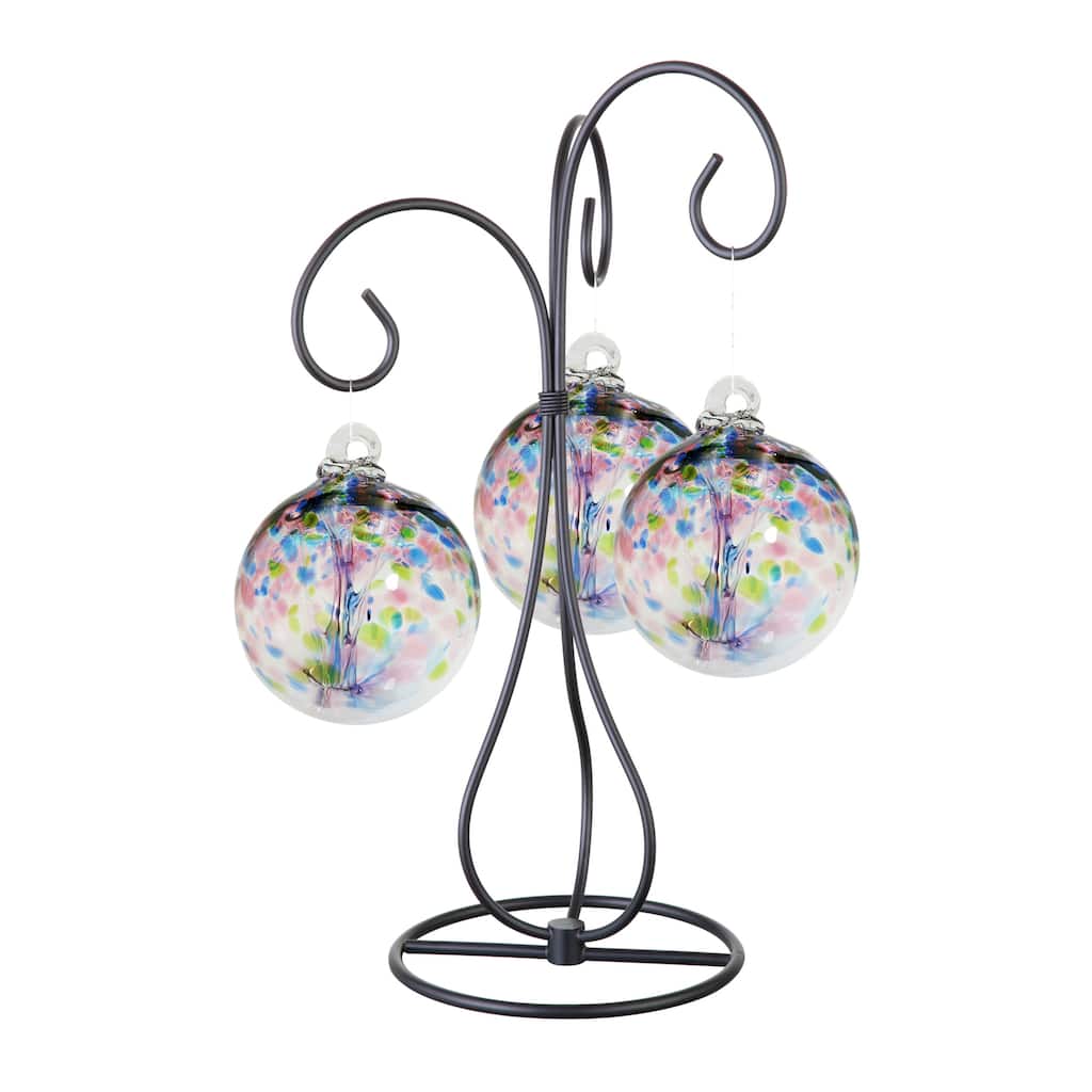 Tree Of Life 3 4In Hope Hand Blown Glass Balls With Stand